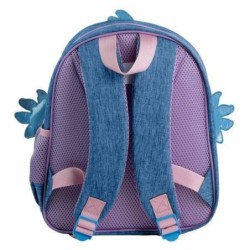 Mochila Escolar Stitch Azul