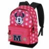 Mochila Escolar Minnie Mouse Rosa 31 x 18 x 44 cm