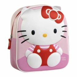 Mochila Escolar Hello Kitty Rosa