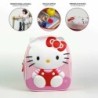 Mochila Escolar Hello Kitty Rosa