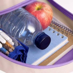 Mochila Escolar Stitch Azul