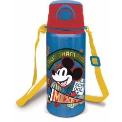 Botella de Agua Mickey Mouse True Champions Aluminio 730 ml