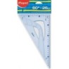 Cartabón Maped GEOMETRIC 60 Transparente 26 cm (20 Unidades)