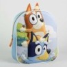 Mochila Escolar 3D Bluey Azul