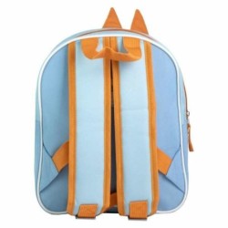 Mochila Escolar 3D Bluey Azul