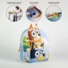 Mochila Escolar 3D Bluey Azul