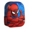 Mochila Escolar 3D Spider-Man Azul 25,0 x 31,0 x 10,0 cm