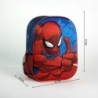 Mochila Escolar 3D Spider-Man Azul 25,0 x 31,0 x 10,0 cm