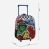Mochila Escolar 3D con Ruedas The Avengers 25,0 x 31,0 x 10,0 cm