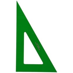Cartabón Faber-Castell Verde 12 cm (5 Unidades)