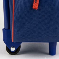 Mochila Escolar con Ruedas Spider-Man Azul 3D