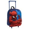 Mochila Escolar con Ruedas Spider-Man Azul 3D