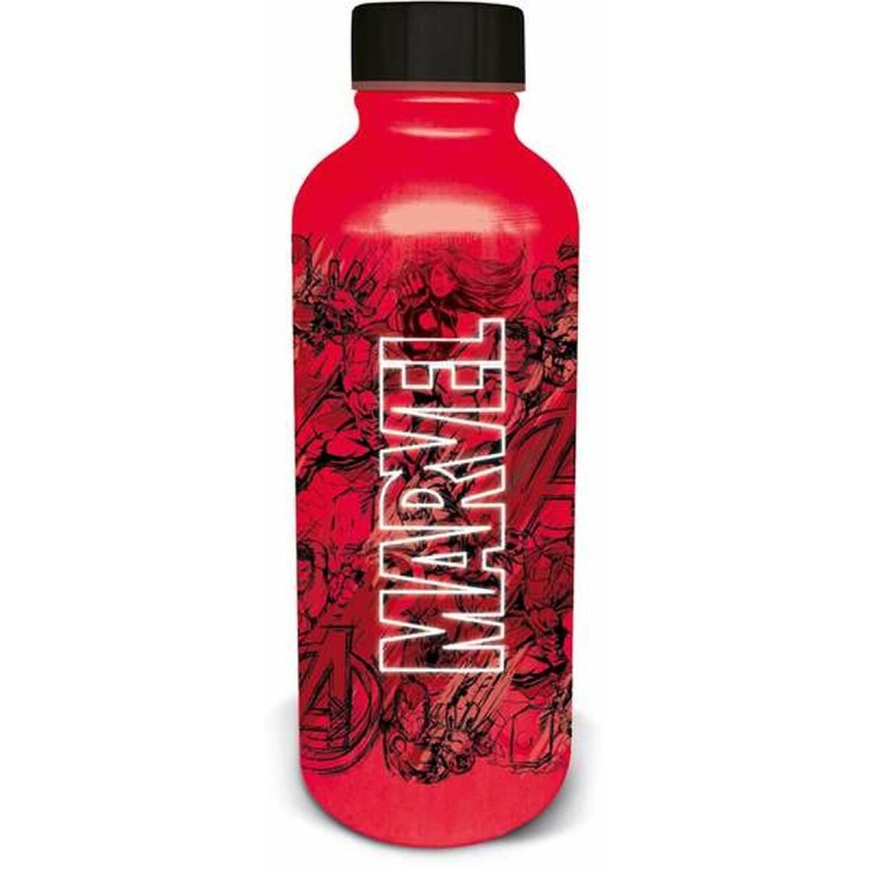 Botella de Agua Marvel Rojo Aluminio 755 ml