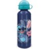 Botella de Agua Stitch Azul Aluminio 530 ml
