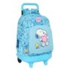Mochila Escolar Snoopy Love Azul 33 x 45 x 22 cm