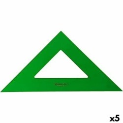 Escuadra Faber-Castell Verde 12 cm (5 Unidades)