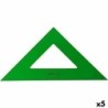Escuadra Faber-Castell Verde 12 cm (5 Unidades)