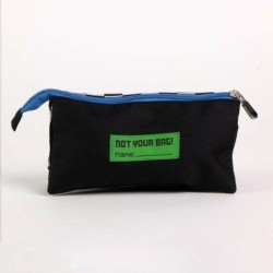 Portatodo Triple The Avengers Negro 2,2 x 1,1 x 22,5 cm