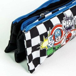 Portatodo Triple The Avengers Negro 2,2 x 1,1 x 22,5 cm