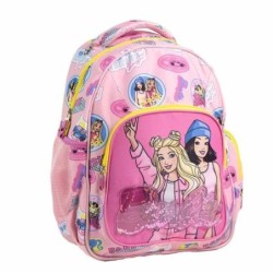 Mochila Escolar Barbie Fucsia