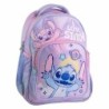 Mochila Escolar Stitch Lila