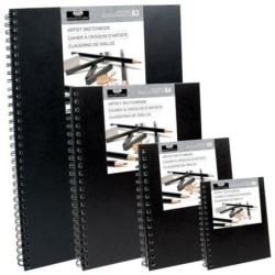 Bloc de dibujo Royal & Langnickel Negro A6