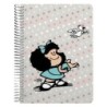 Cuaderno Mafalda Bird Multicolor Cuarto 80 Hojas