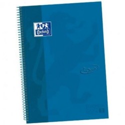 Libreta de Anillas Oxford TOUCH EUROPEANBOOK Azul A4+ 80 Hojas (5 Unidades)