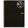 Libreta de Anillas Miquelrius Negro A5 150 Hojas (5 Unidades)