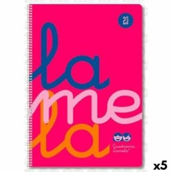 Libreta de Anillas Lamela Rosa Din A4 80 Hojas (5 Unidades)