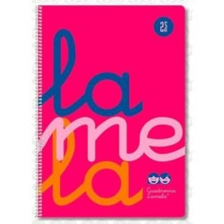 Libreta de Anillas Lamela Rosa Din A4 80 Hojas (5 Unidades)