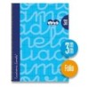 Set de Cuadernos Lamela Azul Din A4 80 Hojas 21,5 x 31,5 cm 5 Piezas (4 Unidades)