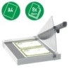 Guillotina Leitz Precision Home A4 Acero Inoxidable Plástico Gris