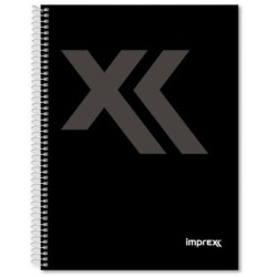 Cuaderno Imprex Negro A5 80 Hojas (4 Unidades)