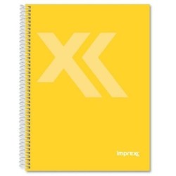 Cuaderno Imprex Amarillo A5 80 Hojas (4 Unidades)