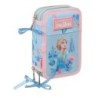 Estuche Escolar con Accesorios Frozen Ice magic Azul claro 12,5 x 19,5 x 5,5 cm 37 Piezas