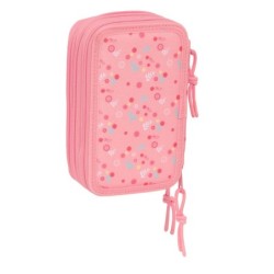 Estuche Escolar con Accesorios Moos Passion Multicolor 12,5 x 19,5 x 5,5 cm 37 Piezas