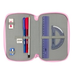Estuche Escolar con Accesorios Glow Lab Swing Multicolor 12,5 x 19,5 x 5,5 cm 37 Piezas