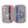 Estuche Escolar con Accesorios Glow Lab Swing Multicolor 12,5 x 19,5 x 5,5 cm 37 Piezas