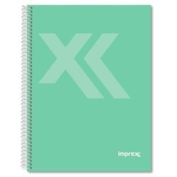 Cuaderno Imprex Verde A5 80 Hojas (4 Unidades)