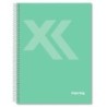 Cuaderno Imprex Verde A5 80 Hojas (4 Unidades)