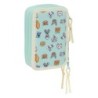Estuche Escolar con Accesorios Disney Azul 12,5 x 19,5 x 5,5 cm 37 Piezas