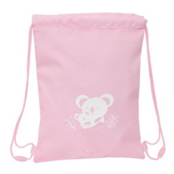 Bolsa Mochila con Cuerdas Safta Koala Rosa 26 x 34 x 1 cm