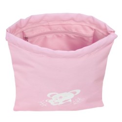 Bolsa Mochila con Cuerdas Safta Koala Rosa 26 x 34 x 1 cm