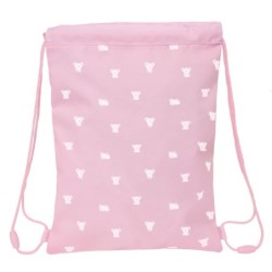 Bolsa Mochila con Cuerdas Safta Koala Rosa 26 x 34 x 1 cm