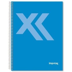 Cuaderno Imprex Azul A5 80 Hojas (4 Unidades)