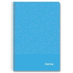 Cuaderno Imprex Azul Din A4 80 Hojas (4 Unidades)