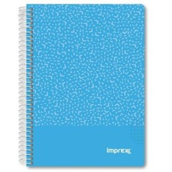 Cuaderno Imprex Azul A5 80 Hojas (4 Unidades)