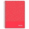 Cuaderno Imprex Rojo A5 80 Hojas (4 Unidades)