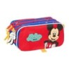 Portatodo Triple Mickey Mouse Clubhouse Good day Azul 21,5 x 10 x 8 cm